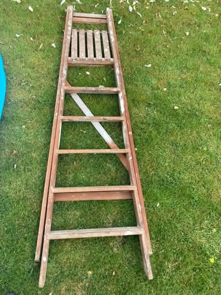 Photo of free Wooden stepladder (Far Cotton) #1