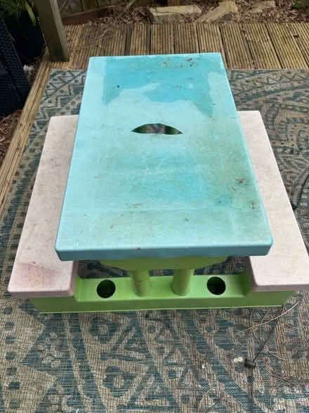 Photo of free Kids table bench crack in table (GL3) #1