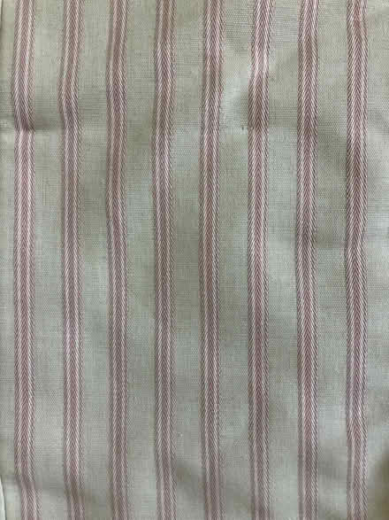 Photo of free blackout Roman blind - pink & white (Finchley Central N3) #2