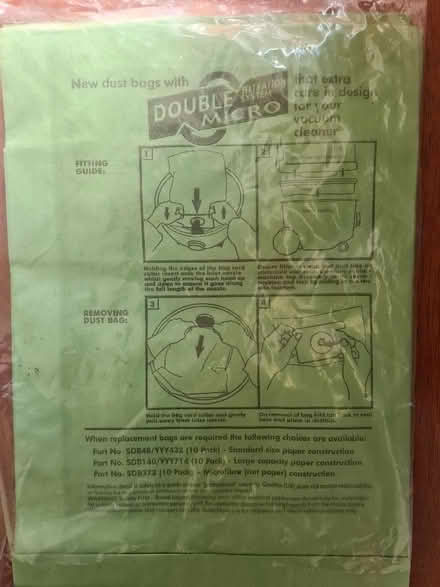 Photo of free Henry hoover bags (Penrith CA11) #1