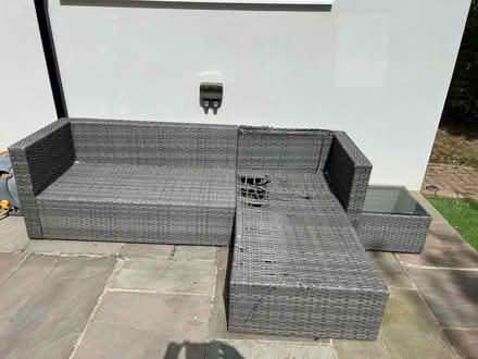 Photo of free Garden rattan sofa (Croxley Green WD3) #1