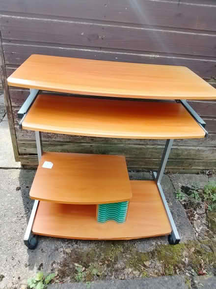Photo of free computer desk on wheels (Warstock B14) #1