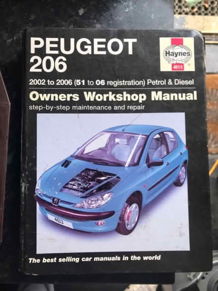 Photo of free Haynes Peugeot 206 Book (SK6 Stockport) #1