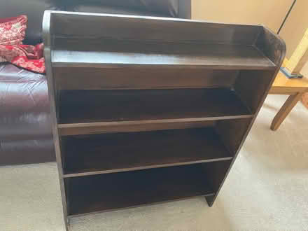 Photo of free Brown Wooden Shelving Unit (DA1) #1