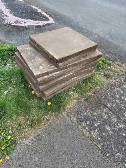 Photo of free concrete paving slabs (Northcourt OX14) #2