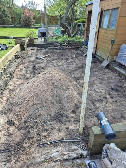 Photo of free 2 bags left of used Sharp sand (Breadsall, Derby) #1