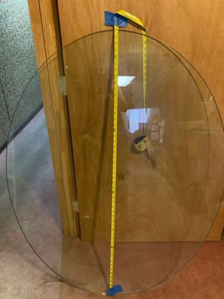 Photo of free Oval glass tabletop (East Liberty) #2