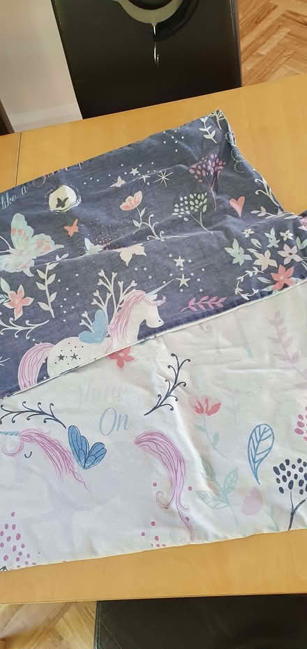 Photo of free Double-sided unicorn single duvet set (Wokingham RG40) #1