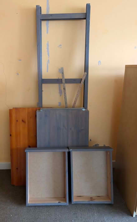 Photo of free IKEA Wooden Desk & Shelf Unit with Drawers (Mold CH7) #1