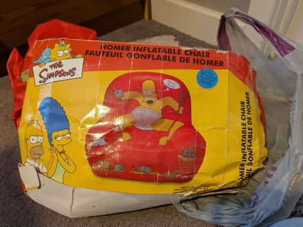 Photo of free Inflatable arm chair (Kingston Bagpuize OX13) #1