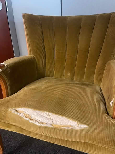 Photo of free Vintage wingback chair (Milwaukie) #3