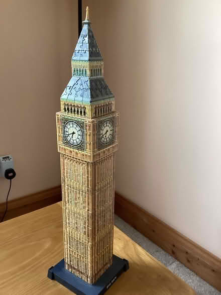 Photo of free Big Ben 3D Jigsaw Model (DA1) #1