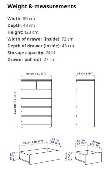 Photo of free Tall drawers (BS7) #4