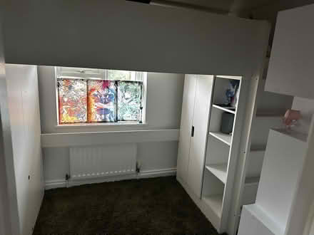 Photo of free Ikea loft bed with wardrobe (Weybridge) #1