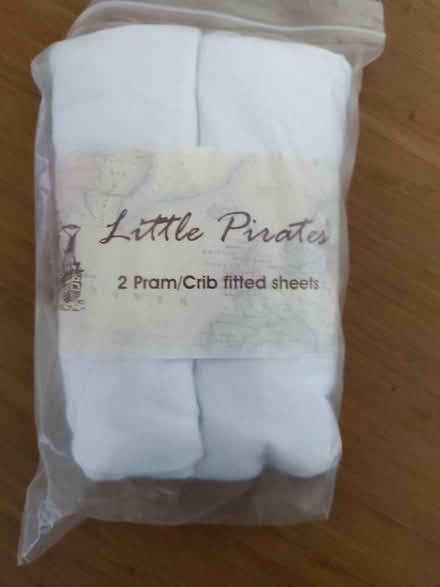 Photo of free Pram/crib sheets (unused) (Wood Street) #1