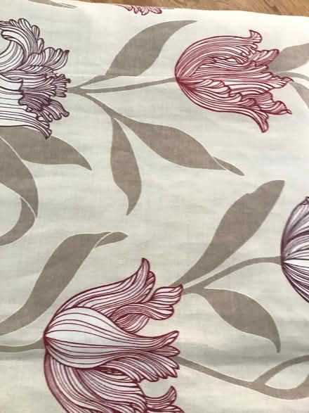 Photo of free Pair long lined pencil pleat Curtains (Belchamp St Paul CO10) #1