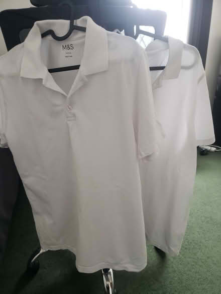 Photo of free 2 white school shirts age 14-15 (Walkley S10) #3