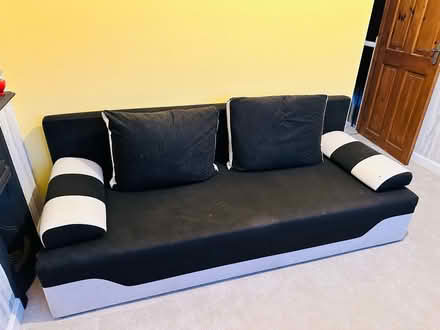 Photo of free Double sofa bed with cushions (Abingdon OX14) #1