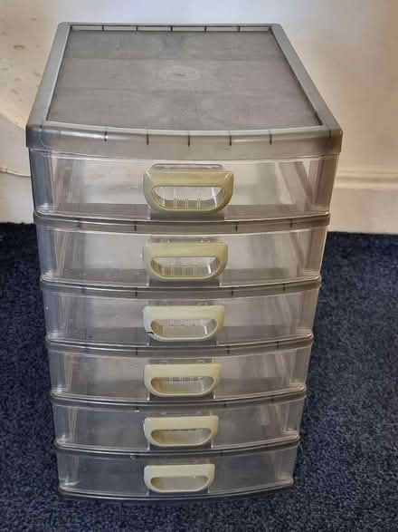 Photo of free Plastic set of drawers (King's Cross WC1X) #1