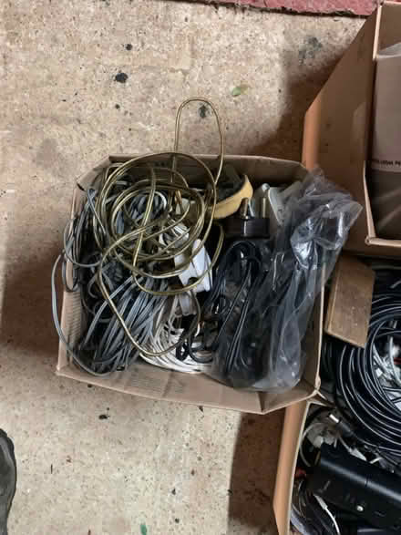 Photo of free Boxes of electrical cables etc (Wheathampstead AL4) #3