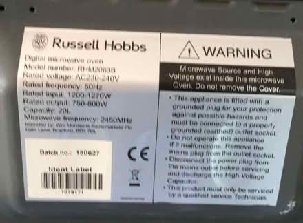 Photo of free Old rusty microwave (West Marina TN38) #3