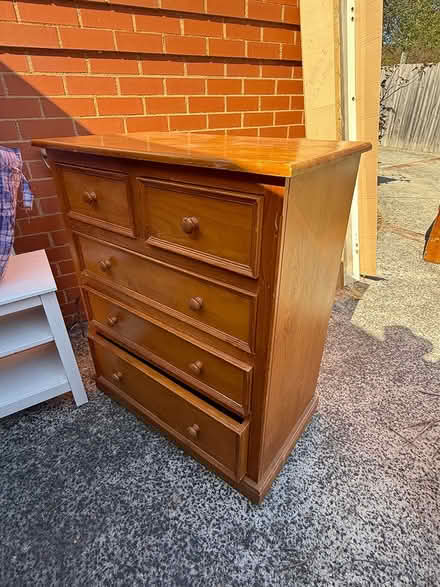 Photo of free Baltic Pine Chest of Drawers (Dorset Road, Boronia, Vic 3155) #2