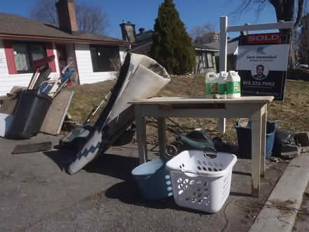 Photo of free curb alert: table ("distressed") (Ottawa West, Carlingwood) #1