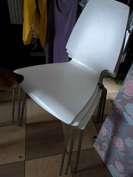 Photo of free Stackable three chairs (OL12 Rochdale) #1