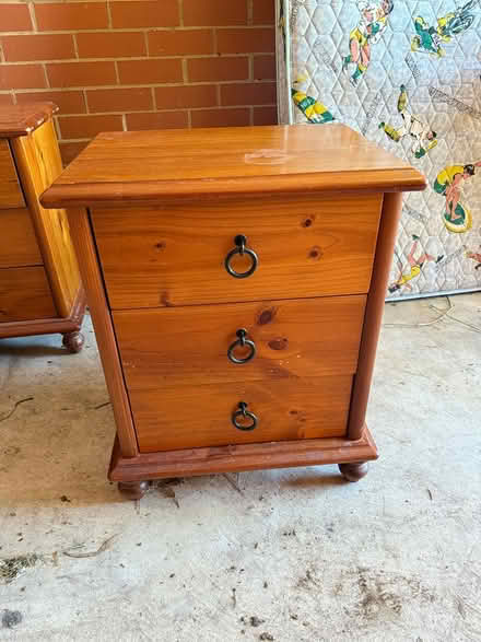Photo of free Pair Baltic pine bedside cupboards (Dorset Road, Boronia, Vic 3155) #2