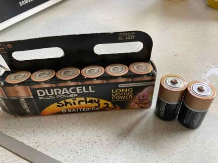 Photo of free 2 Duracell C batteries (New Mills SK22) #1