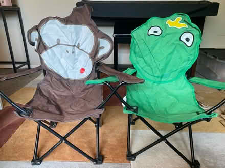 Photo of free 2 kids camping chairs (Popley RG24) #1