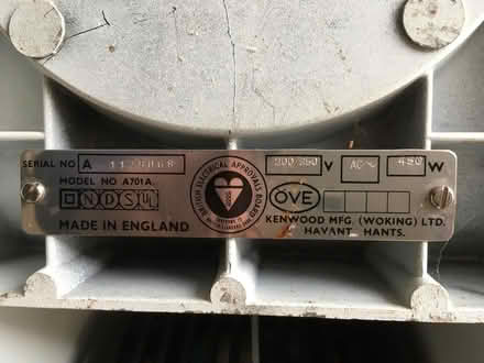 Photo of free Kenwood A701A mixer (Gatley SK8) #3