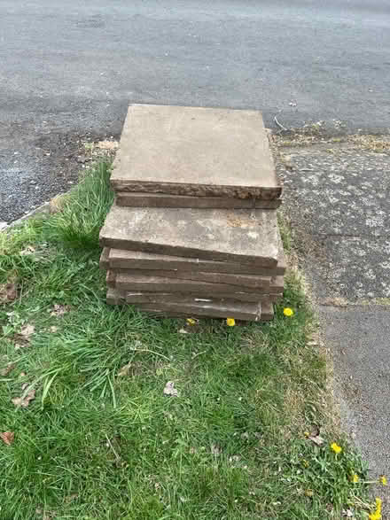 Photo of free concrete paving slabs (Northcourt OX14) #1
