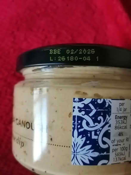 Photo of free M & S Baba Ganoush (Worcester) #2