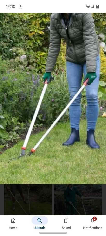 Photo of Long handled lawn shears (Wymott PR26) #1
