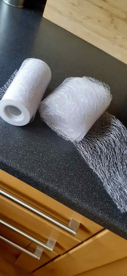Photo of free White mesh crafting material (Rowlands Gill NE39) #1