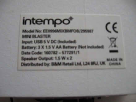 Photo of free Intempo Mini Twin Speaker Blaster with Cables (Coppull PR7) #2