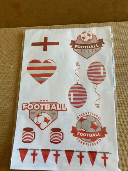 Photo of free A4 sheets of Peel Off Football Stickers (Brand New) (St James, South Elmham IP19) #1