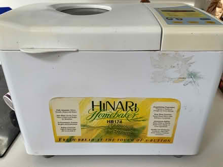 Photo of free Hinari Homebaker Bread maker (Oxford) #1