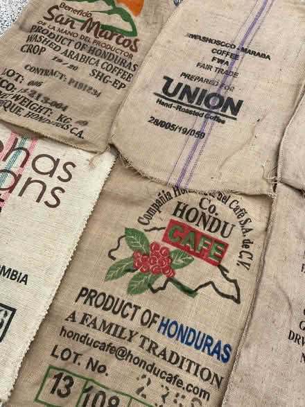 Photo of Hessian coffee sacks (Clevedon BS21) #2