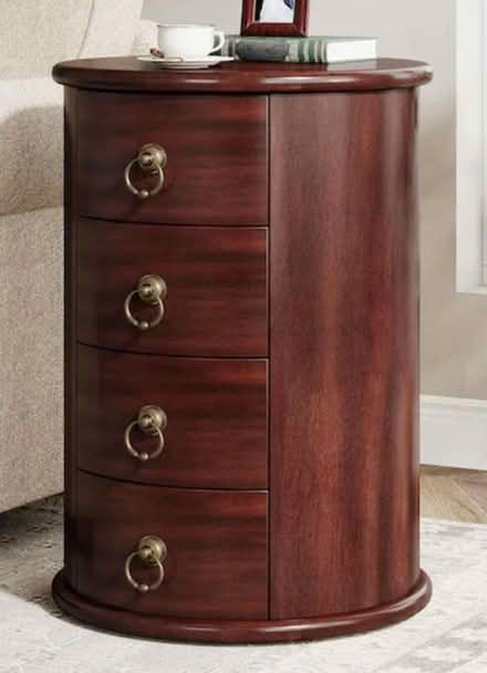 Photo of Small round side table without legs (Victory Heights, North Seattle) #1