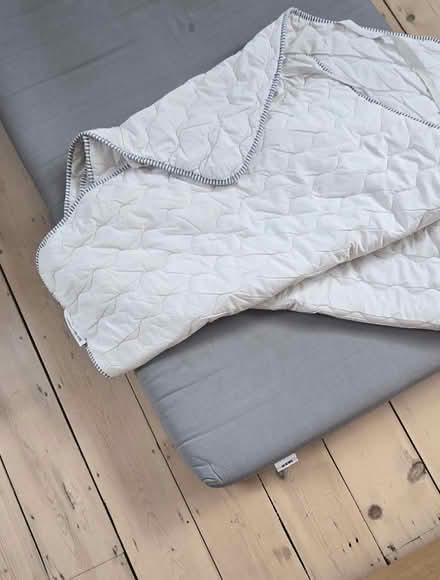Photo of free Single Ikea mattress and protector (Stretford M32) #2