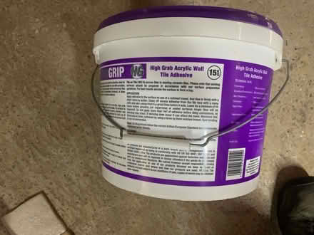 Photo of free Acrylic wall tile adhesive (Wheathampstead AL4) #1