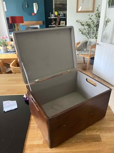 Photo of free Wooden Storage Box (West Oxfordshire OX28) #3
