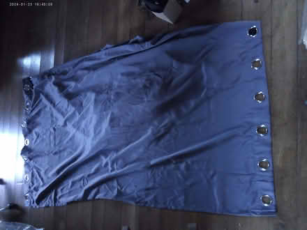 Photo of free Pair of Large Grey Curtains - Eyelets at Both Ends (Rhayader LD6) #1