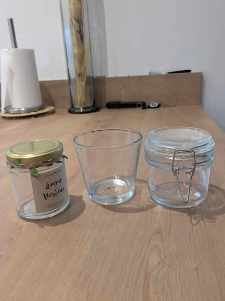 Photo of free Glass candle containers (Bradway S17) #3