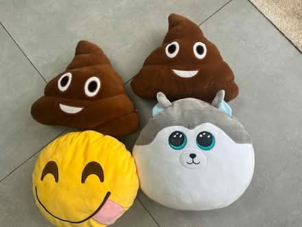 Photo of free Emoji squidgy pillows cushions (Walton on the Hill KT20) #1
