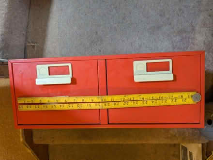 Photo of free Metal, 2 tray, filing box (AB24) #2