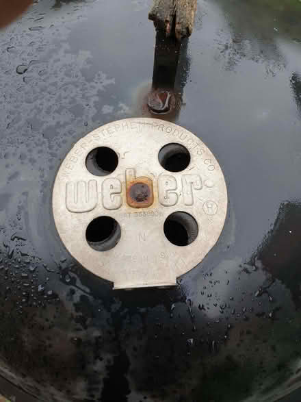 Photo of free Weber BBQ 22" dia well used. (The Rock TF3) #3