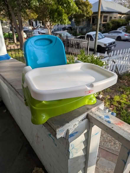 Photo of free Fisher Price Booster Seat with tray (Near Backestro Park, San Jose) #1